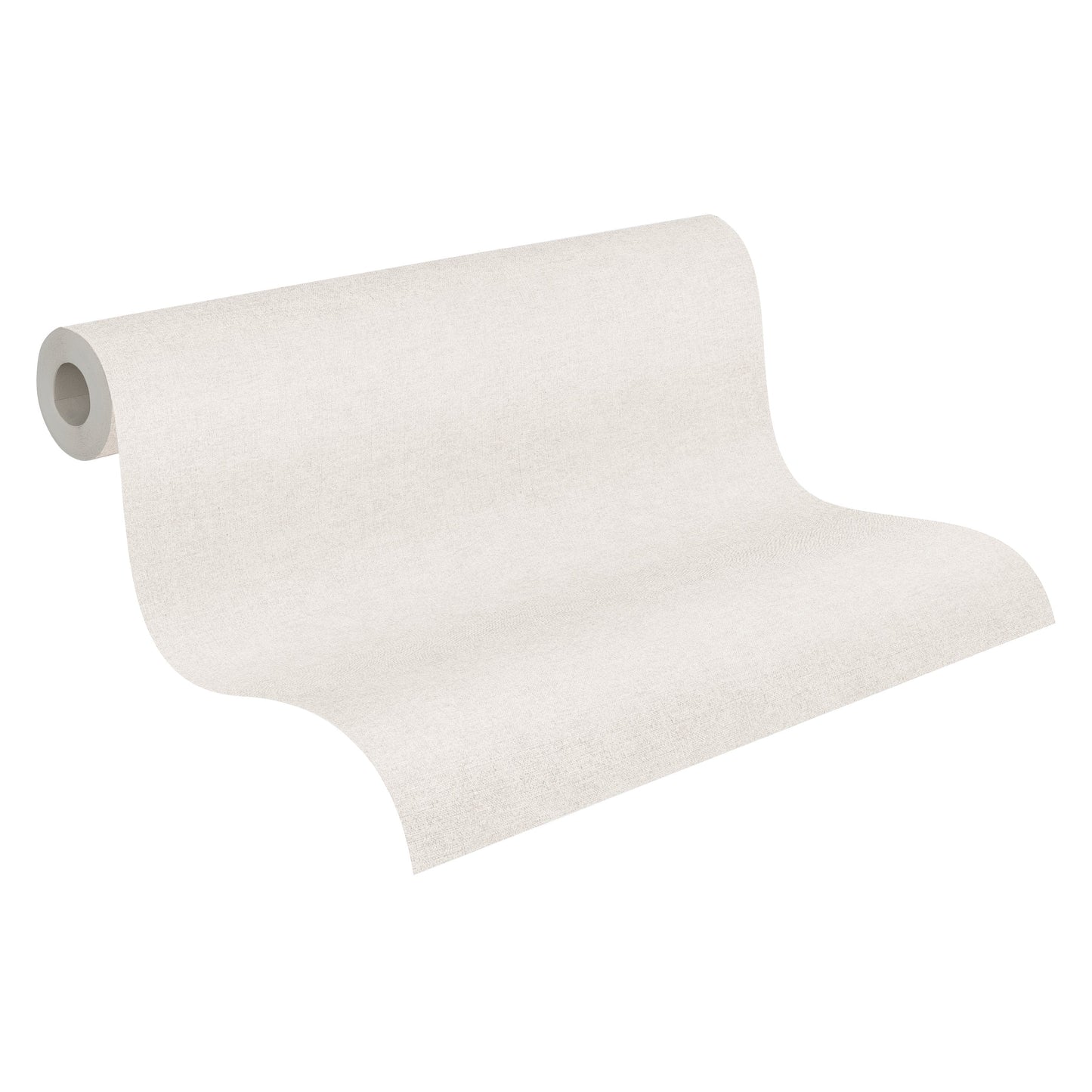 Mustertapete Leinen Sandbeige - 10,05 m x 0,53 m