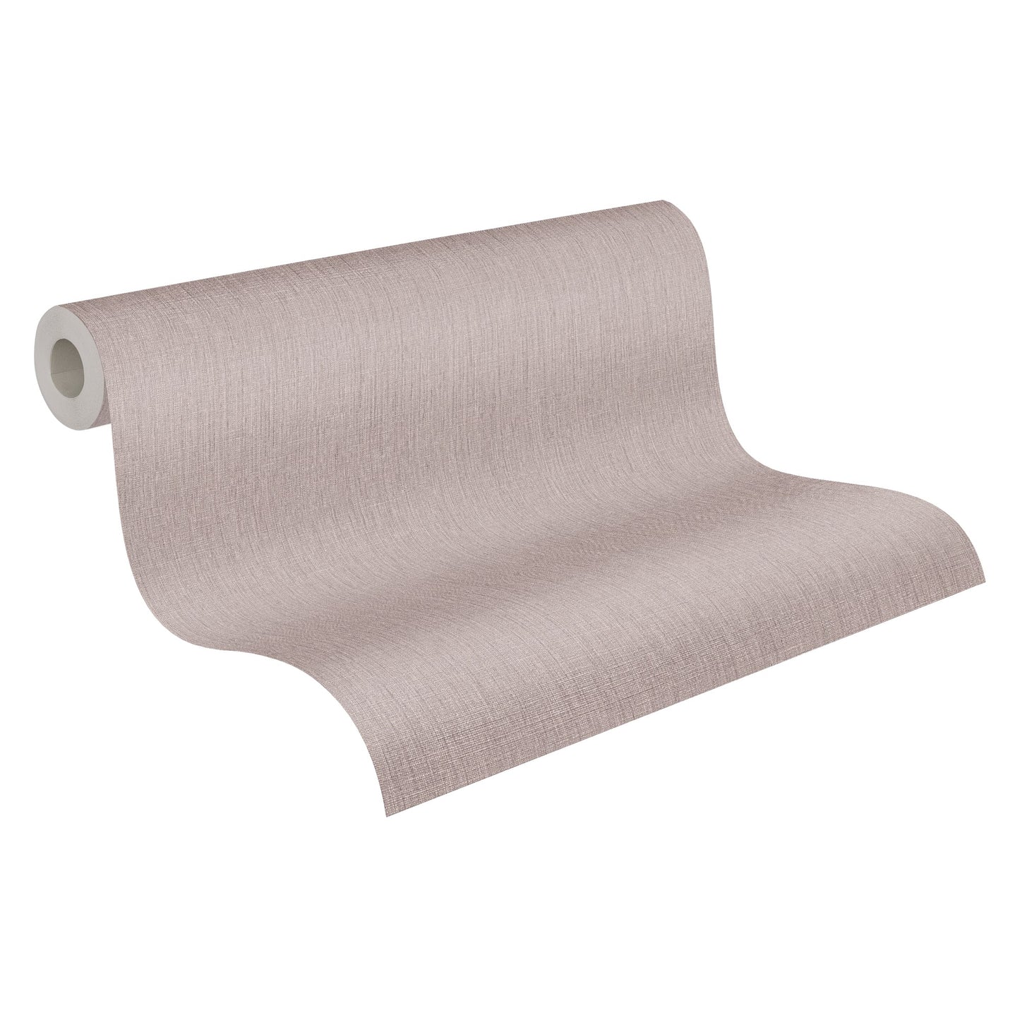 Mustertapete Leinen Mauve Elegant - 10,05 m x 0,53 m