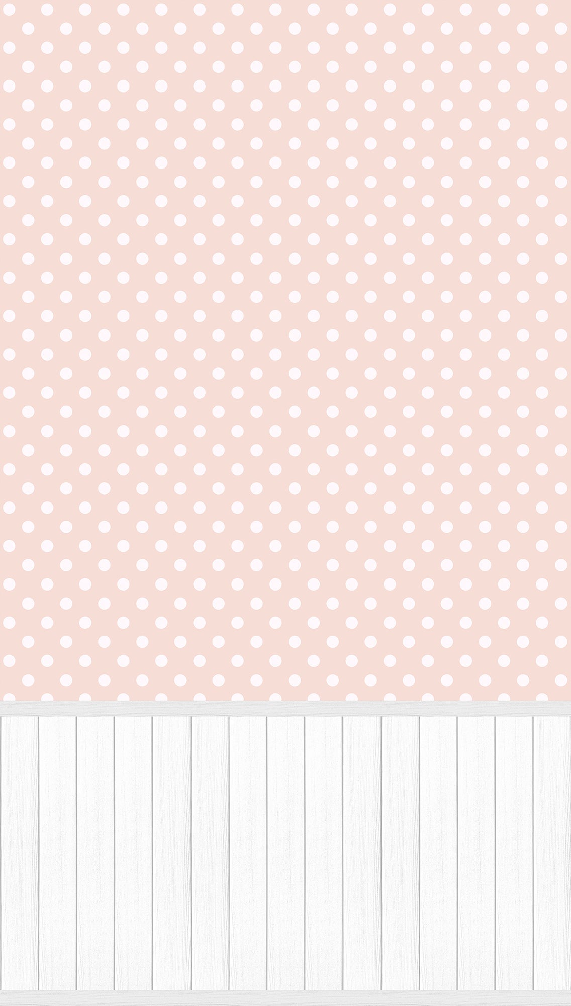 Fototapete Punkte Pink - 1,59 m x 2,80 m