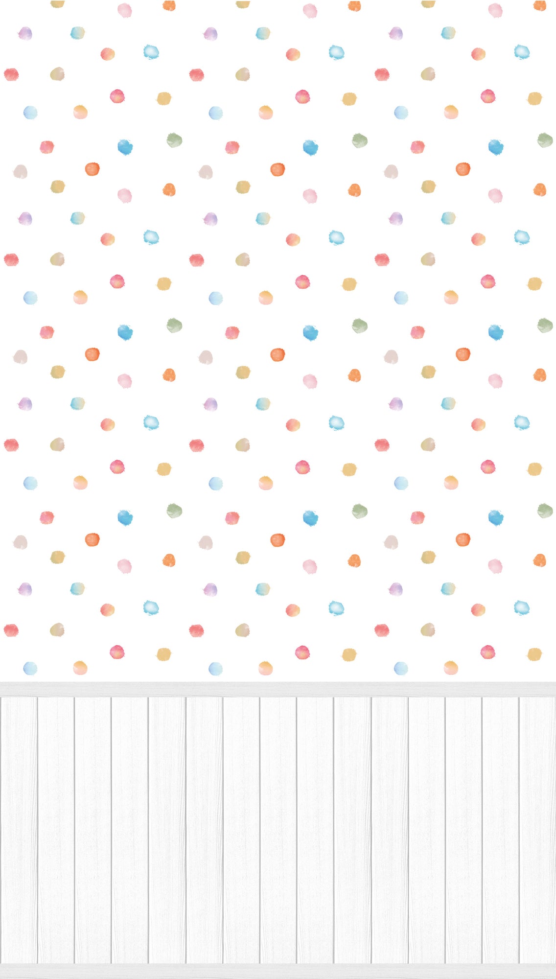 Fototapete Punkte Bunt - 1,59 m x 2,80 m