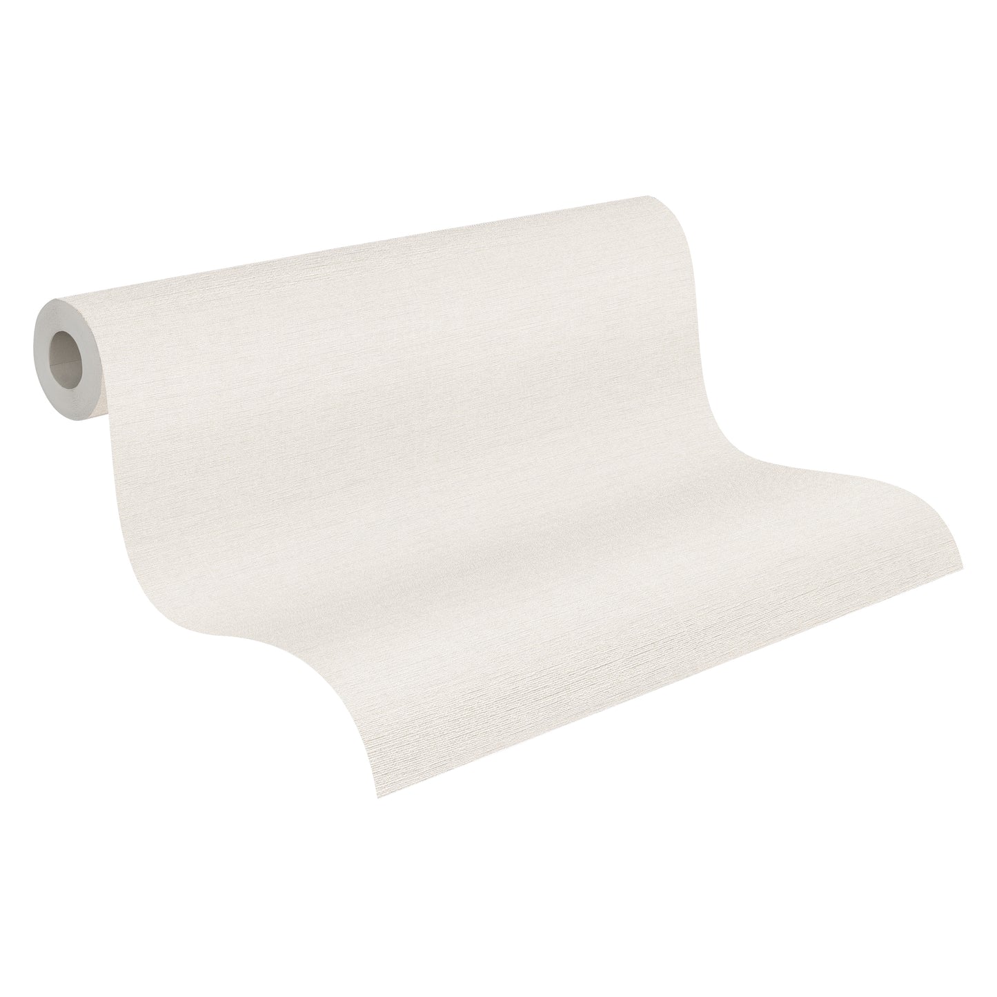 Livingwalls Vibes & Styles Vliestapete Strukturtapete Off White Leinenstruktur - 10,05 m x 0,53 m