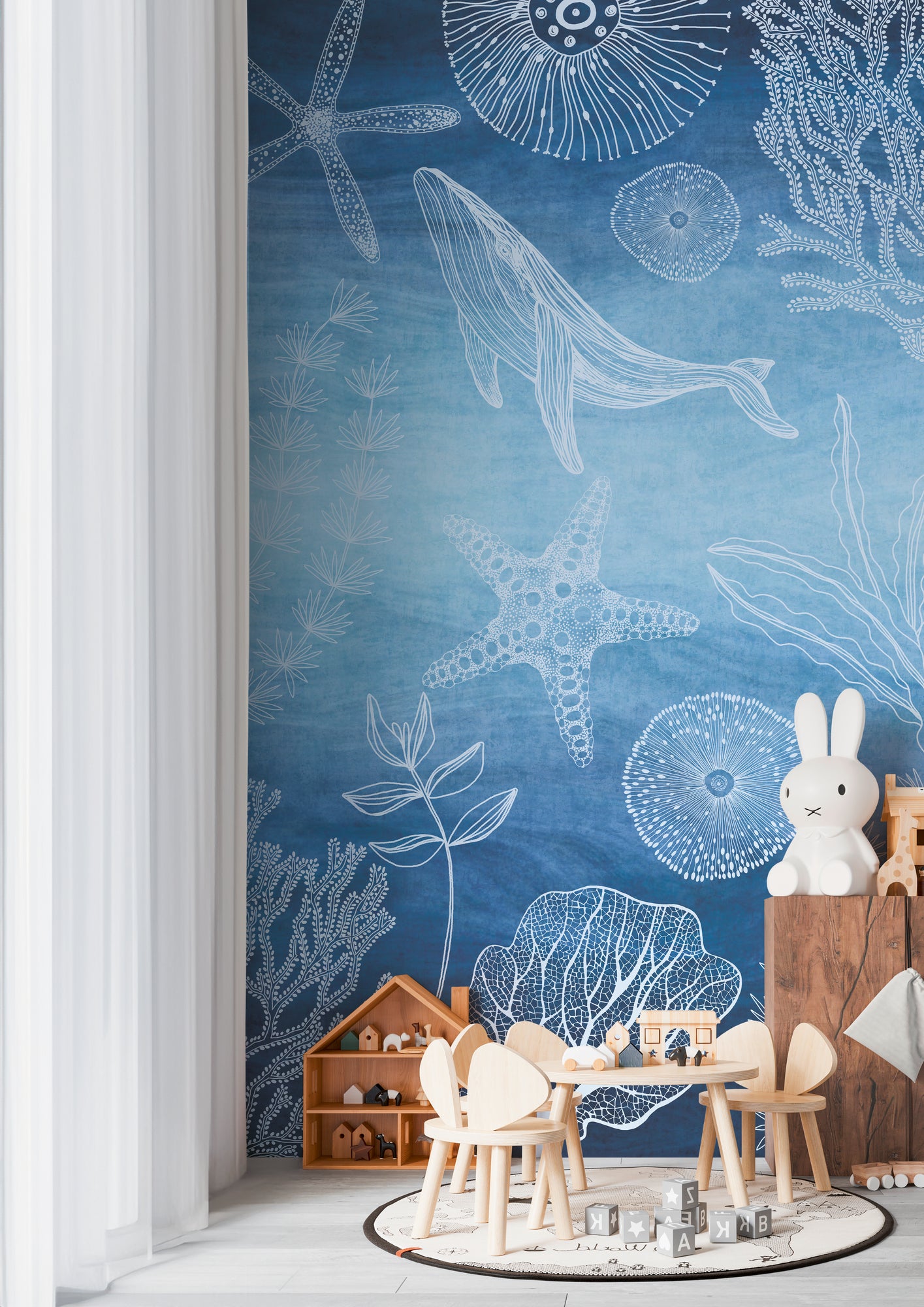 Fototapete Unterwasser Illustration - 1,59 m x 2,80 m