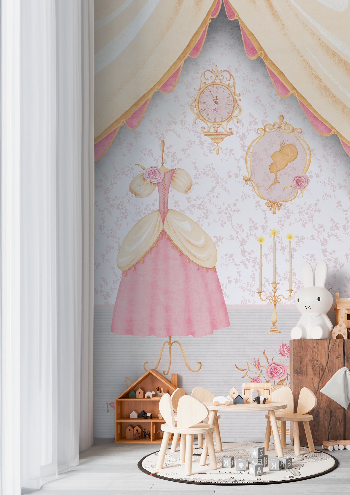 Fototapete Prinzessin Zimmer - 1,59 m x 2,80 m