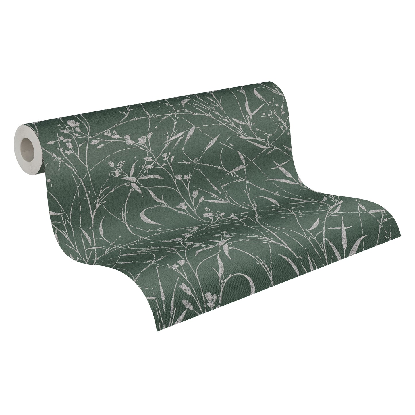 Livingwalls Vibes & Styles Fee - Wild Free Wildblumen Grün - 10,05 m x 0,53 m