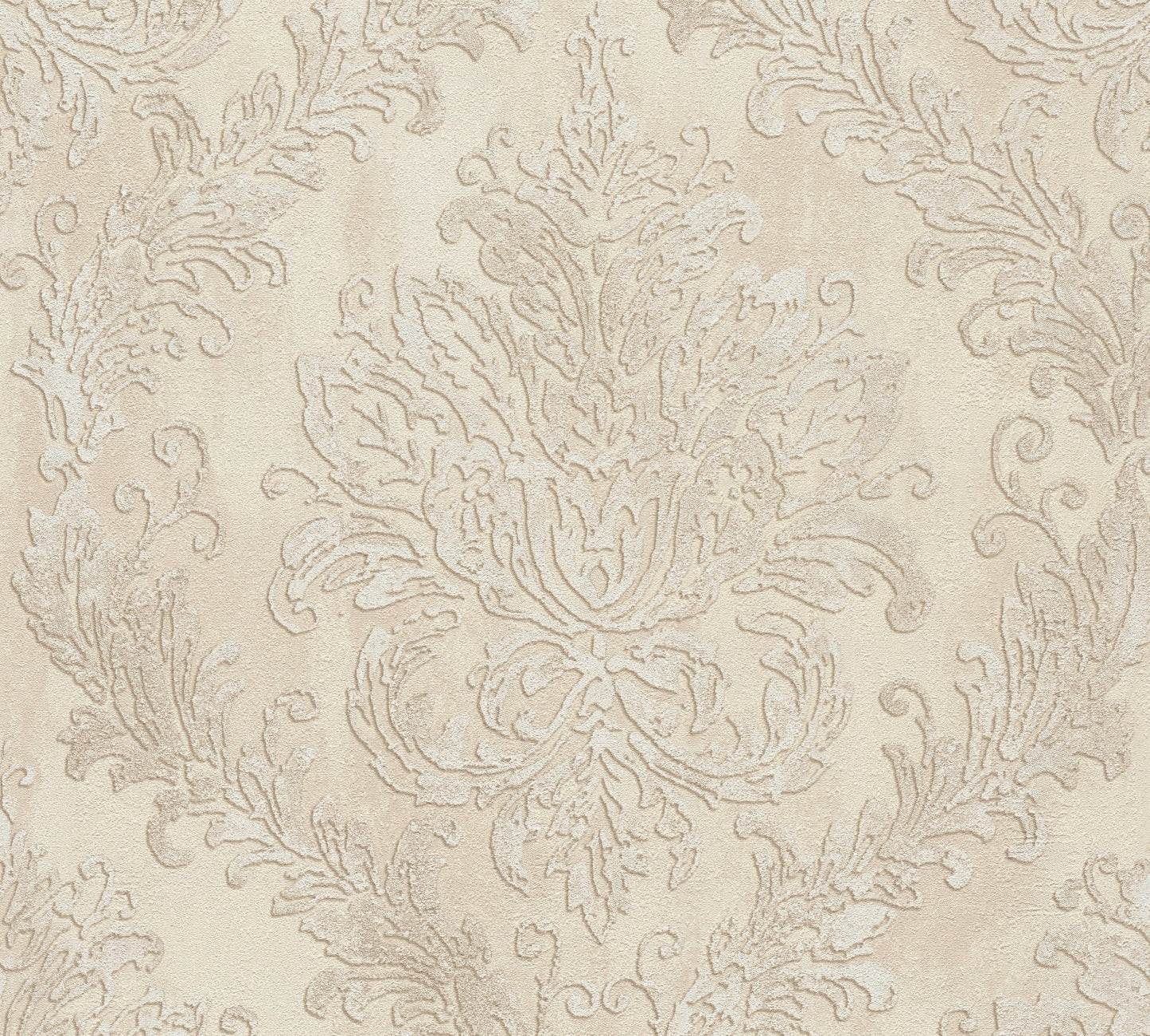 Mustertapete Barock-Ornament Champagner - 10,05 m x 0,53 m