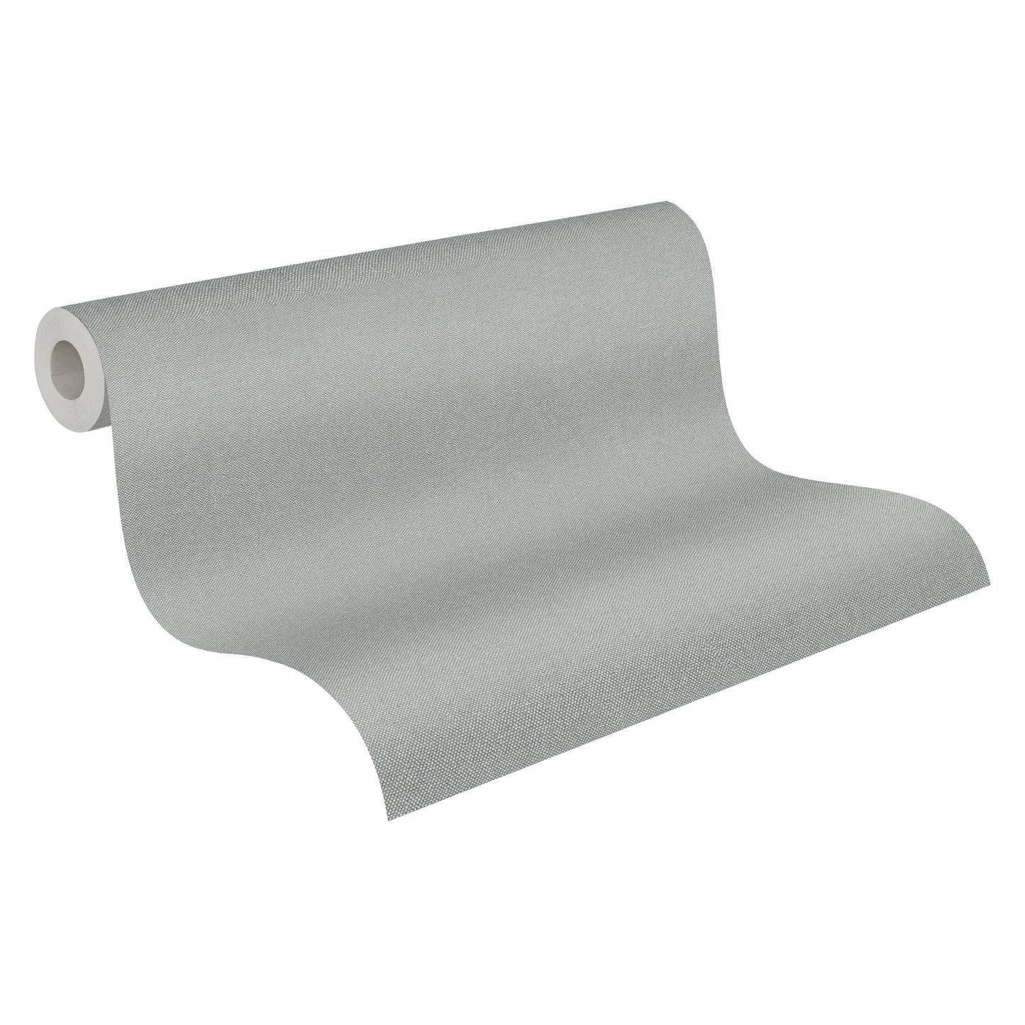 Mustertapete Leinen-Optik Blau-Grau - 10,05 m x 0,53 m