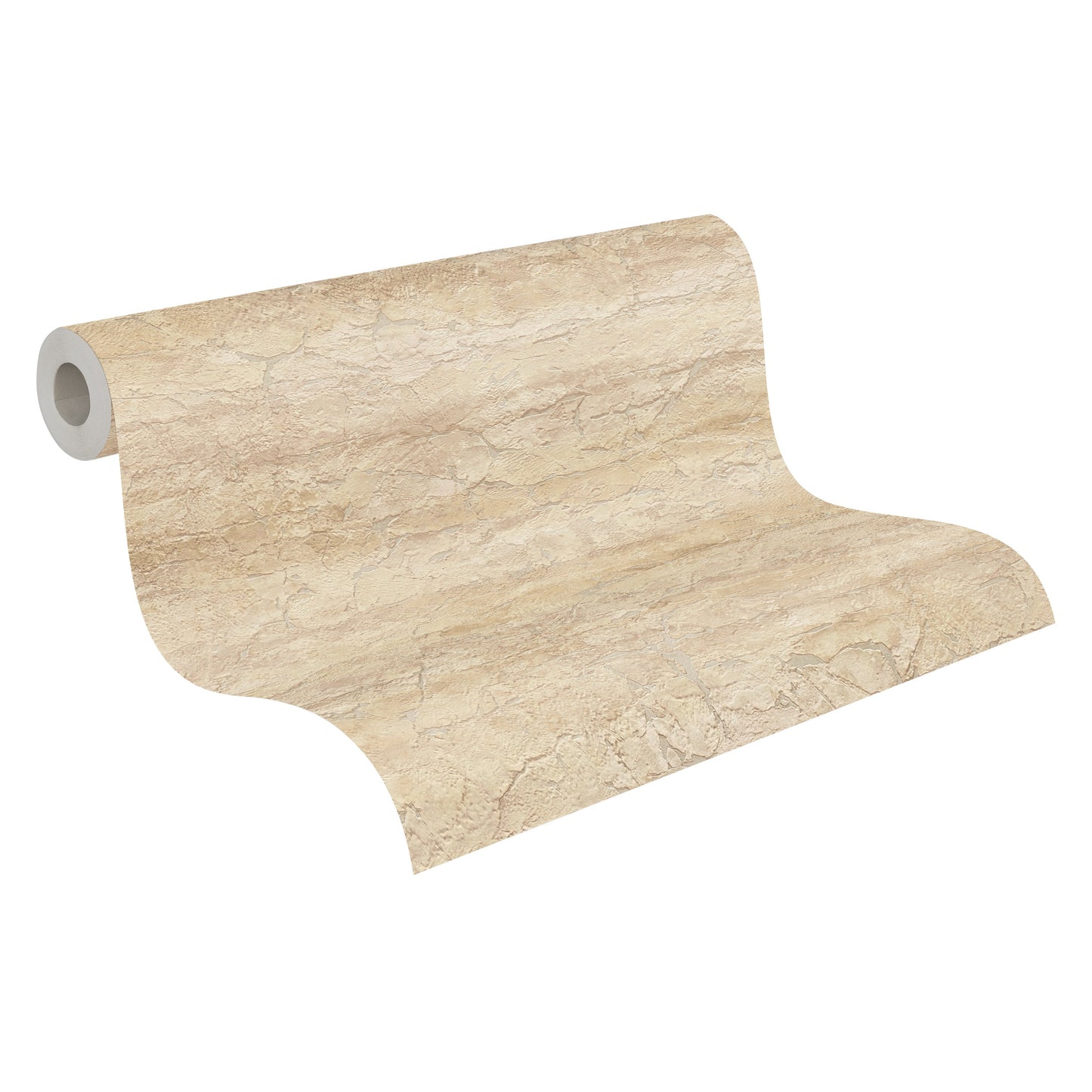 Mustertapete Antik-Putz Beige - 10,05 m x 0,53 m
