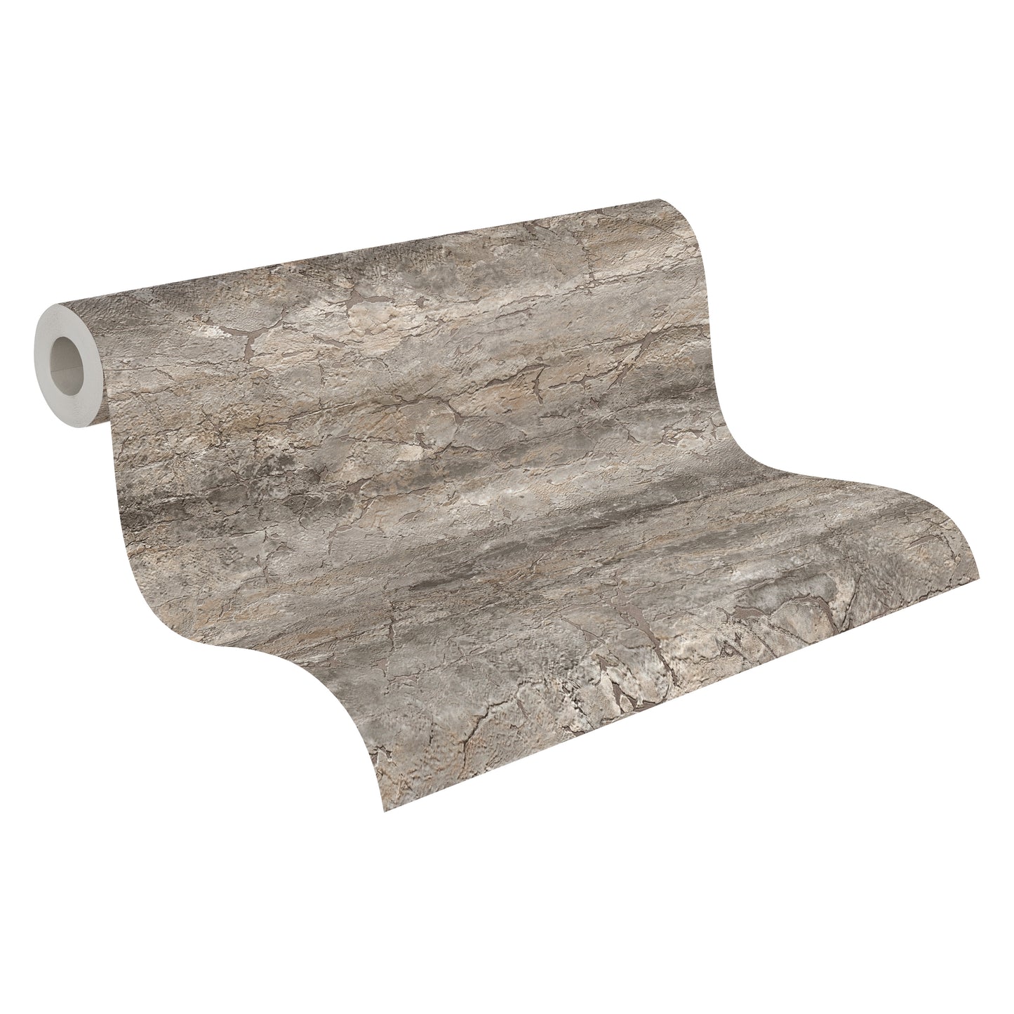 Livingwalls Vibes & Styles Tamika - Raw Heritage Landhaus Grau Braun - 10,05 m x 0,53 m