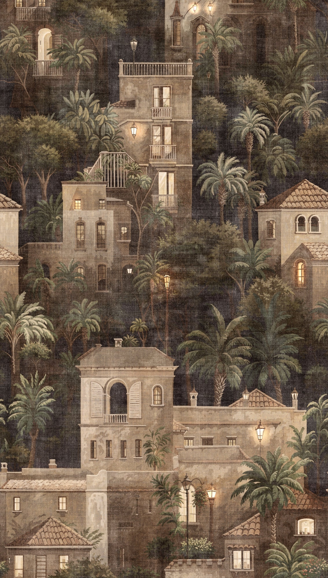 Fototapete Stadt Nacht - 1,59 m x 2,80 m