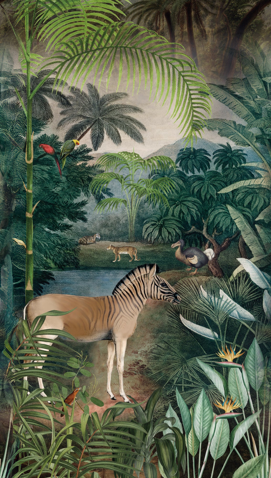 Fototapete Tiere Landschaft - 1,59 m x 2,80 m
