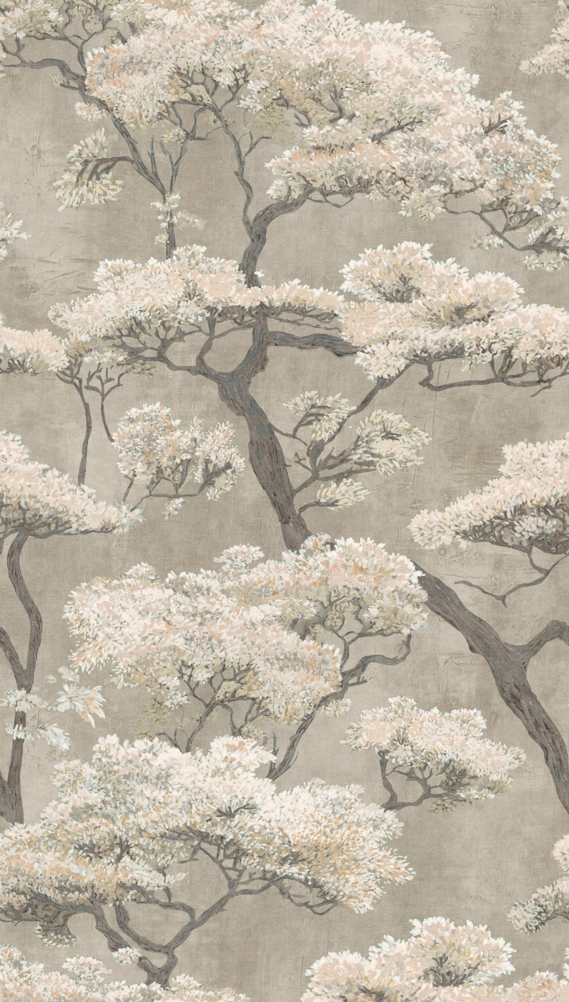 Fototapete Blütenbaum Beige - 1,59 m x 2,80 m