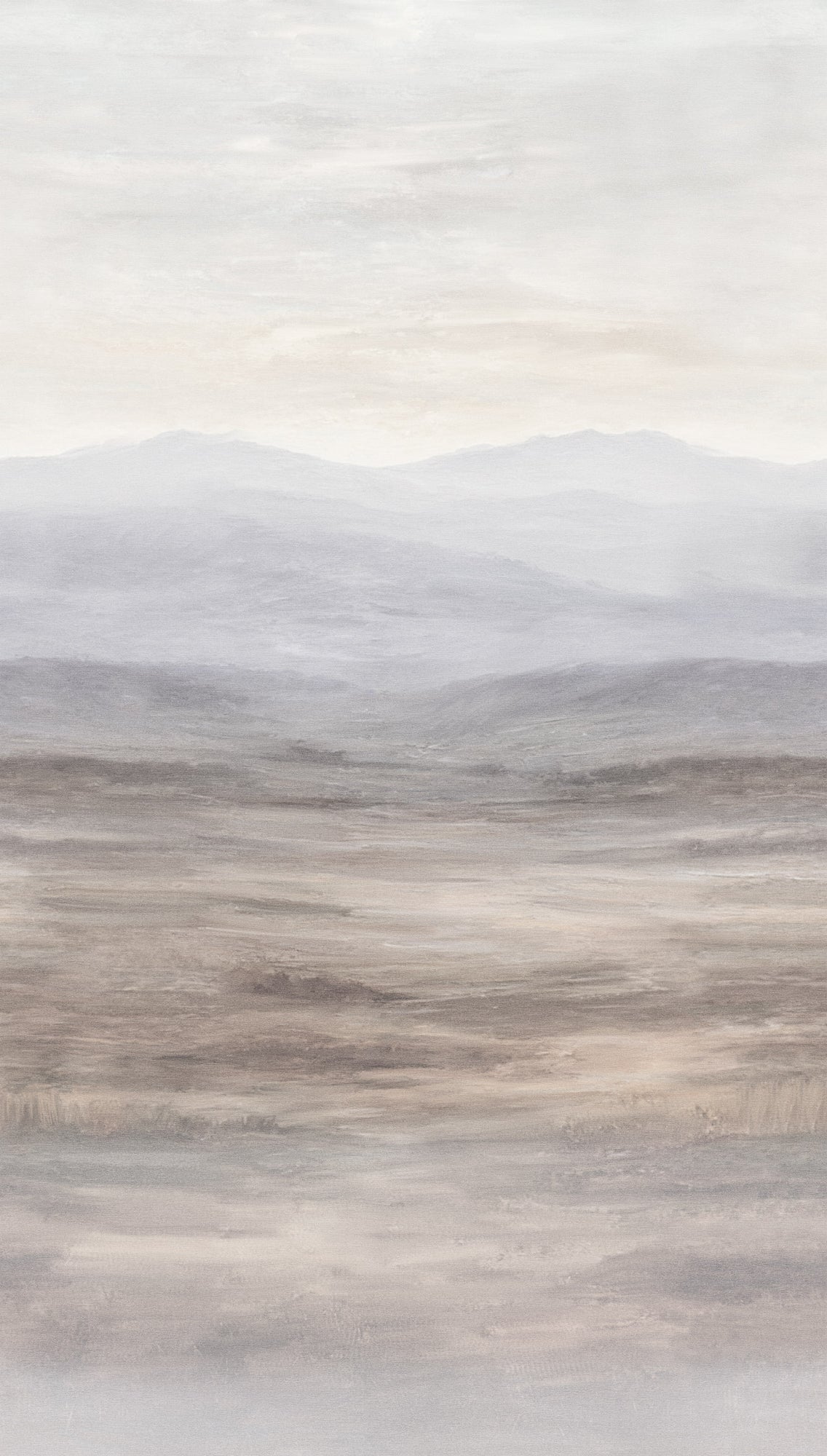 Fototapete Berge Beige Grau - 1,59 m x 2,80 m