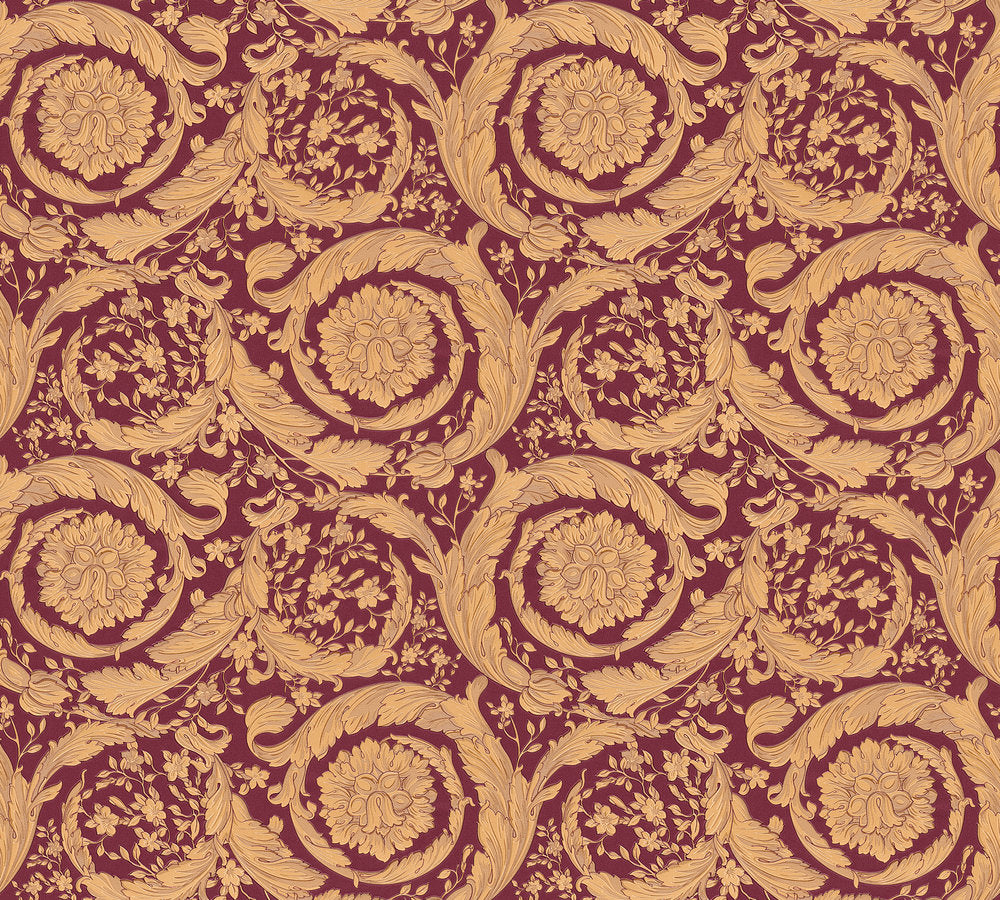 Versace Barocco Birds Rot - 10,05 m x 0,70 m