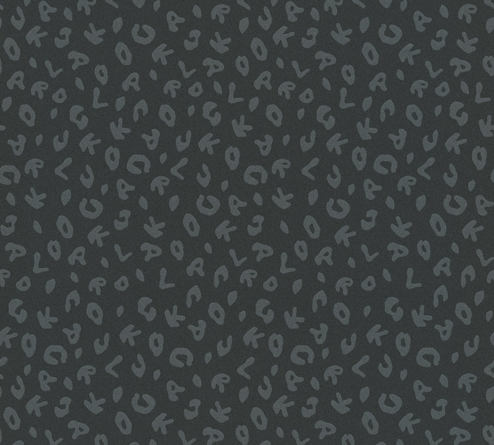 Karl Lagerfeld Leopard Grau - 10,05 m x 0,53 m