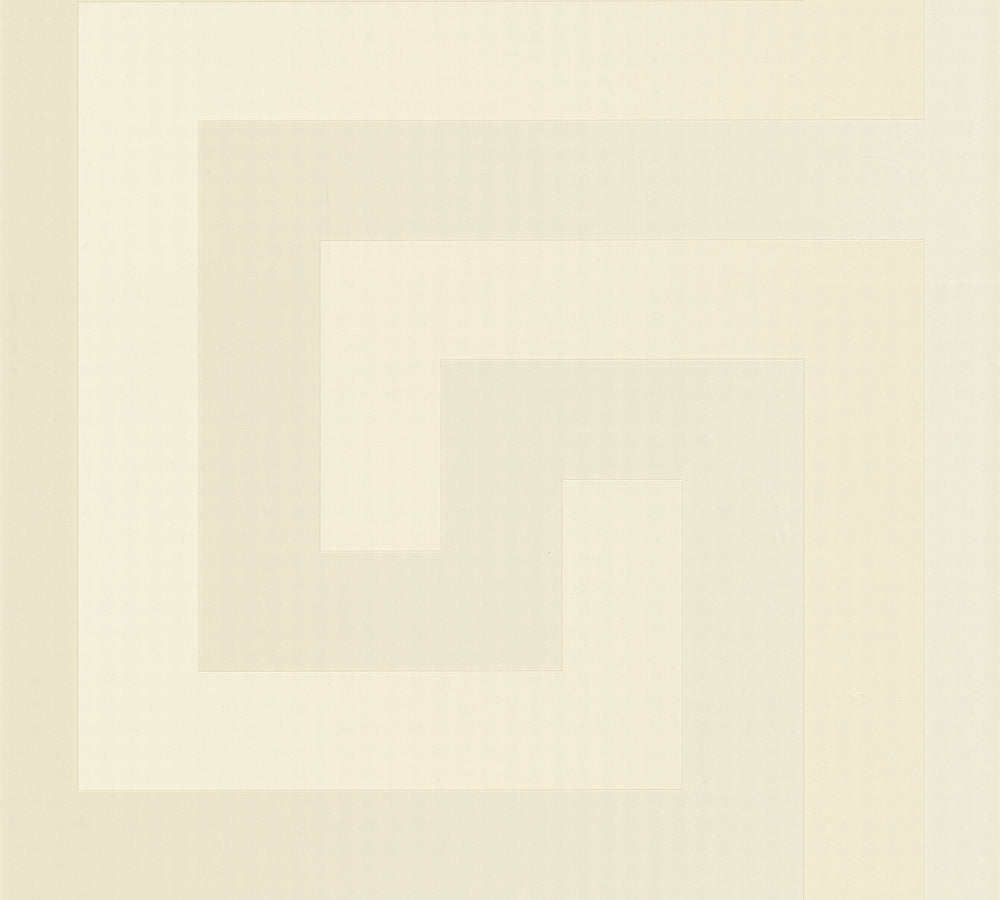 Versace Creme Geometrische Tapete - 10,05 m x 0,70 m