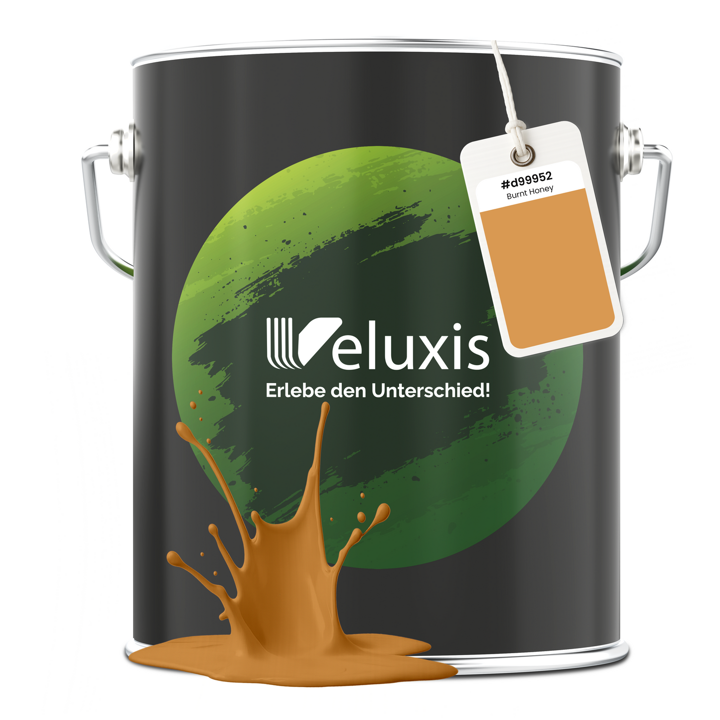 Veluxis® Wandfarbe Honiggelb – Burnt Honey 1L 2,5L 5L Matt