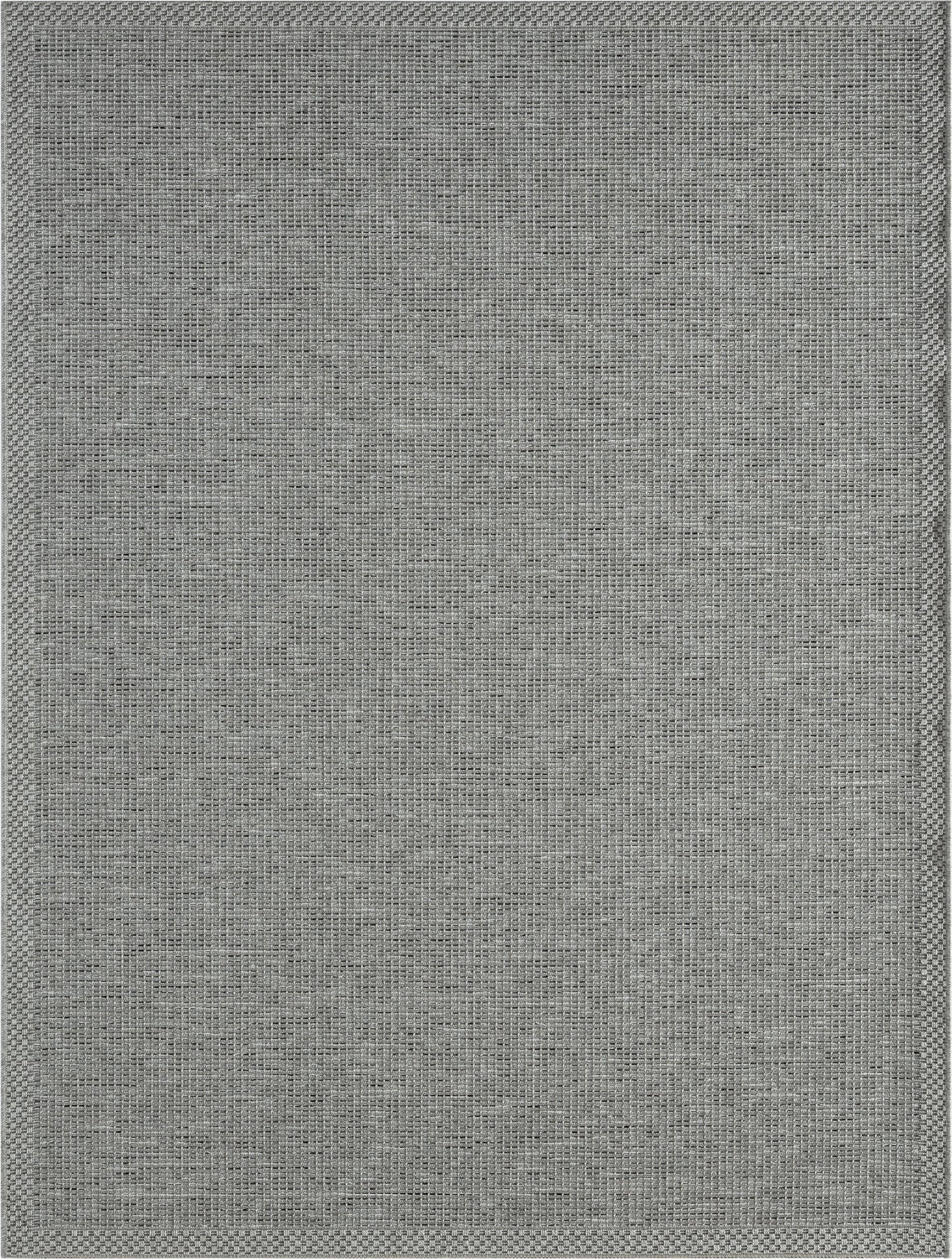 Teppich Leinenruhe Grau rechteckig - 160cm x 120cm
