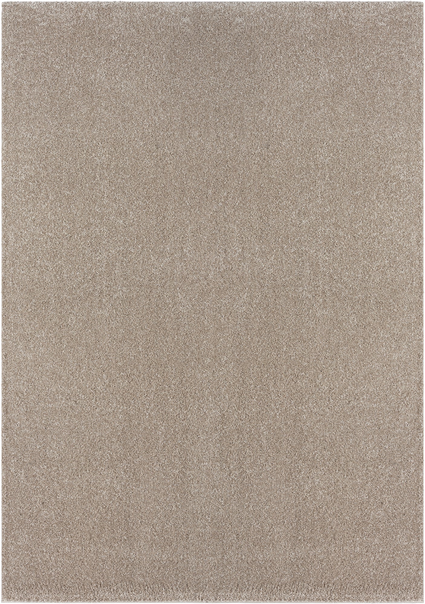 Teppich Flockenweich Beige Läufer - 250cm x 80cm