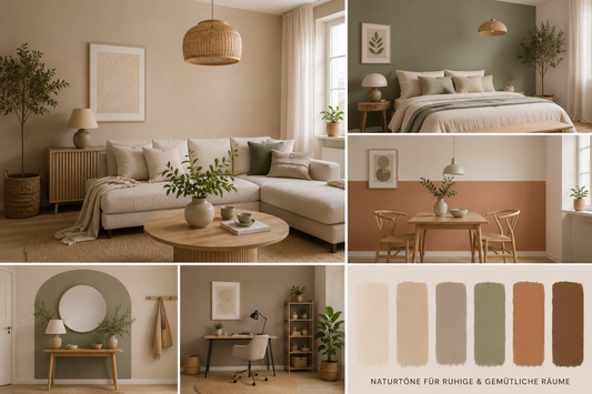 DIY Wandgestaltung mit Naturtönen