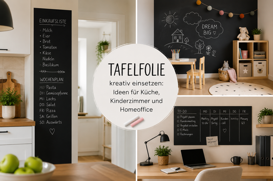 Tafelfolie kreativ einsetzen