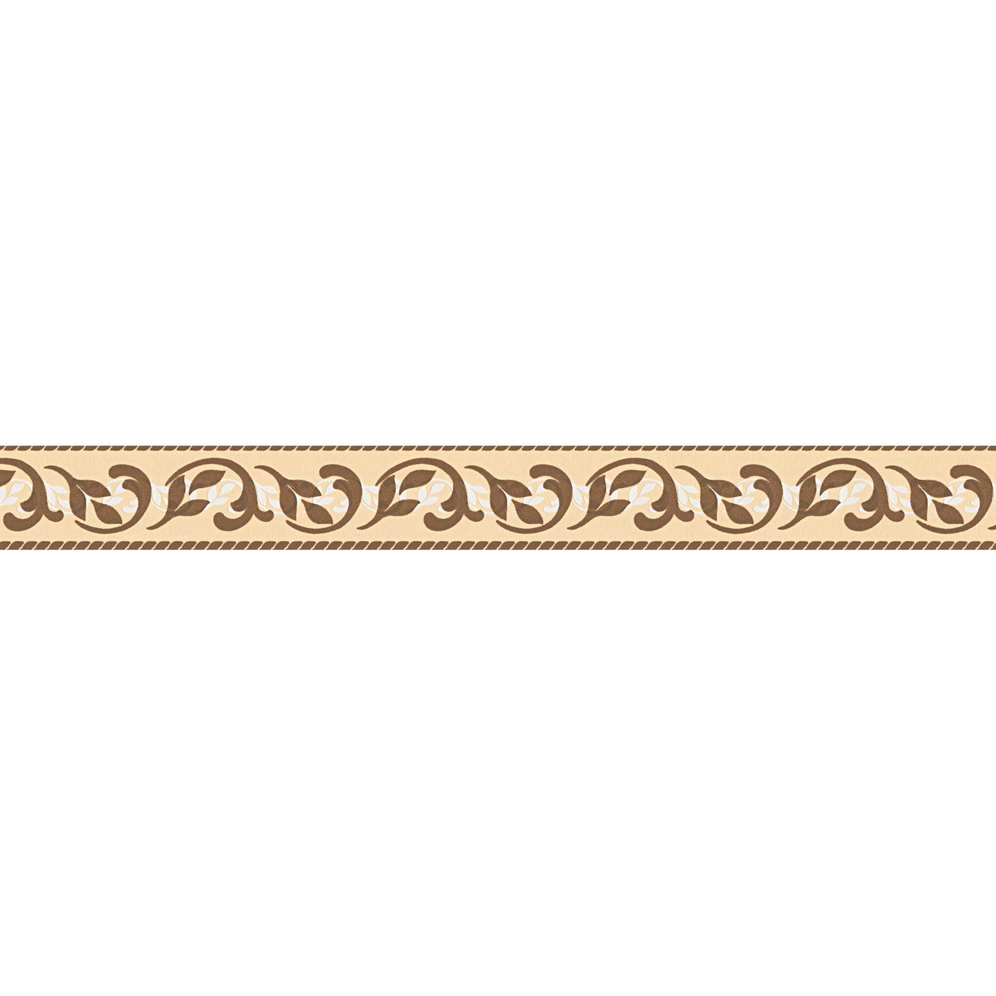Only Borders 10 Dekobordüre selbstklebend Braun Beige 10,05 m x 0,05 m