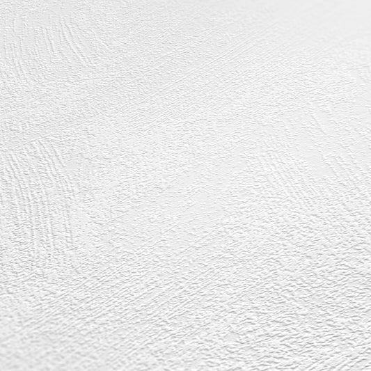 Black und White Schaum-Vliestapete Weiß 10,05 m x 0,53 m