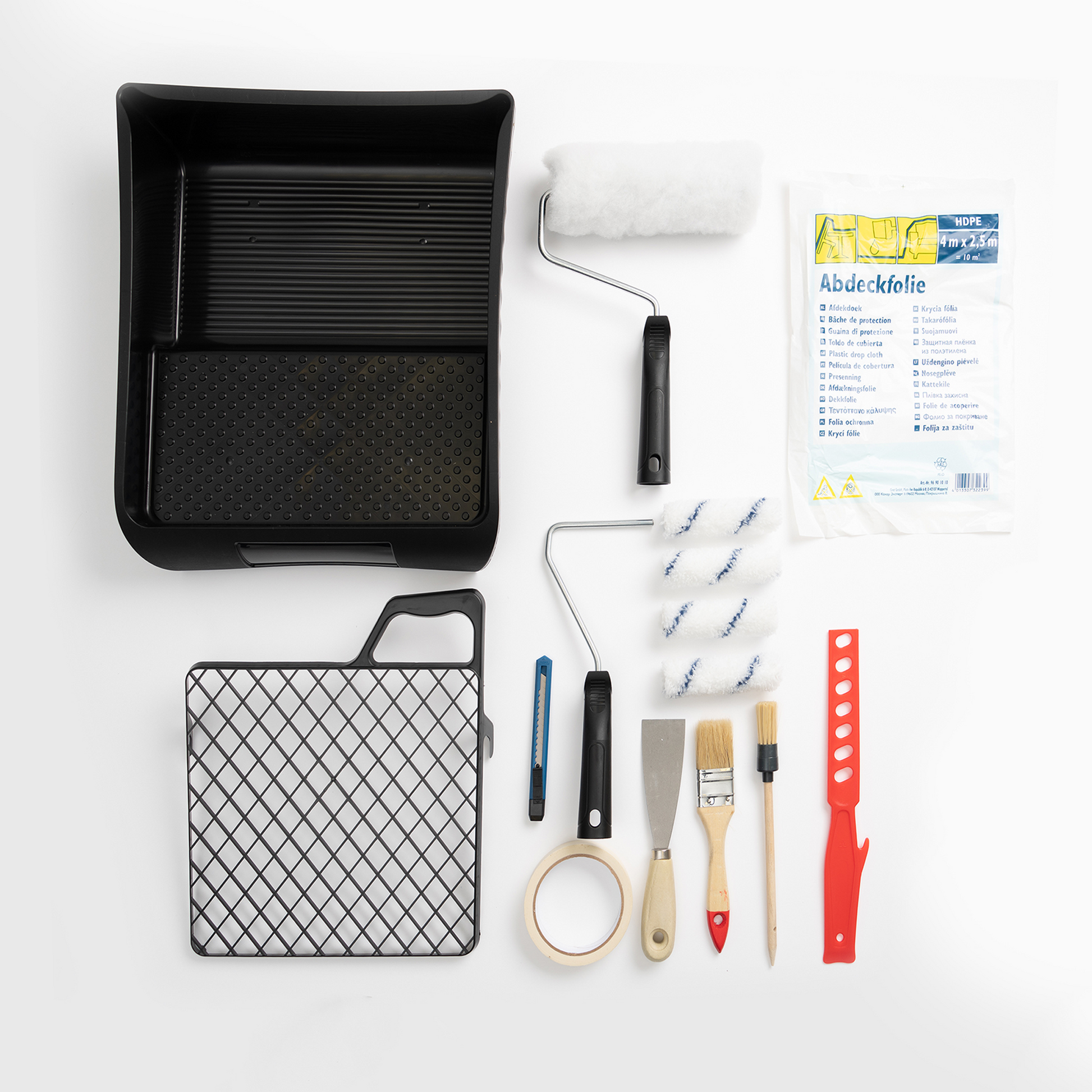 Pinsel Set 15-teilig Kunstborsten Holzgriff – von Veluxis®