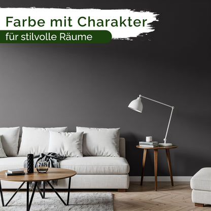 Wandfarbe Premium Schwarz (Deep Black)