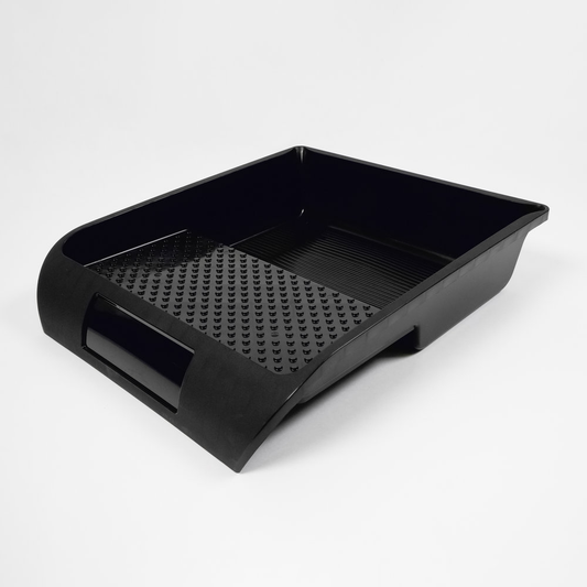 Farbwanne 32 x 36 cm Kunststoff Schwarz – von Veluxis®