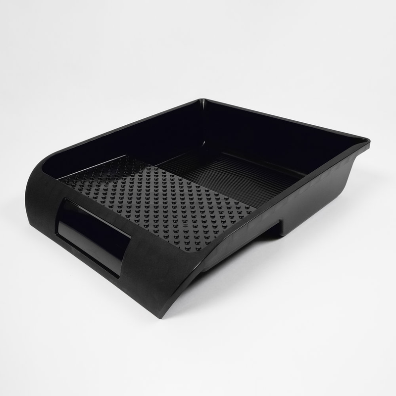 Farbwanne 32 x 36 cm Kunststoff Schwarz – von Veluxis®