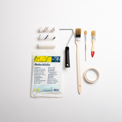 Malerpinsel Set Innenbereich – 9-teilig FSC Holzgriff Veluxis®
