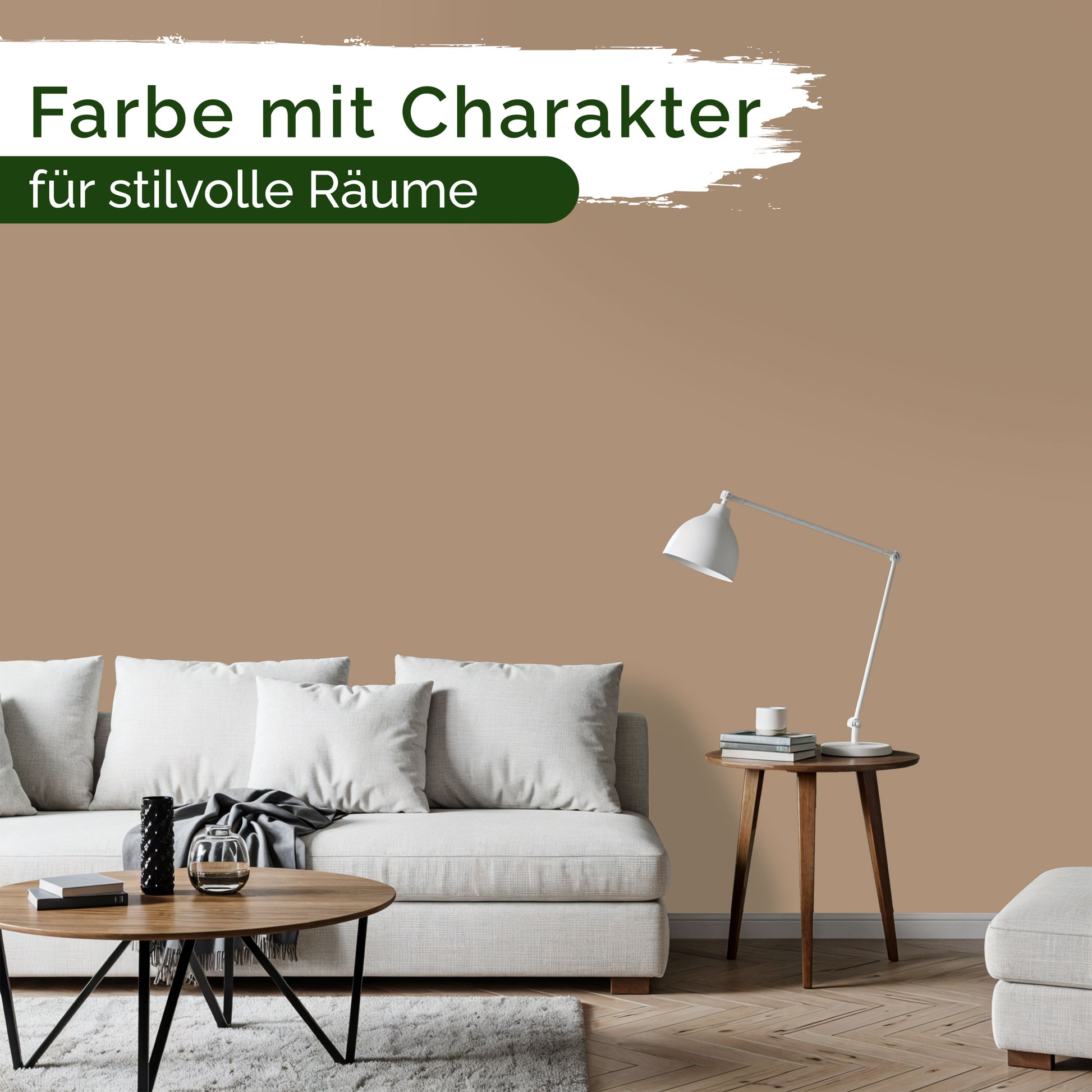 Veluxis® Premium Wandfarbe Golden Oak 1L 2,5L 5L