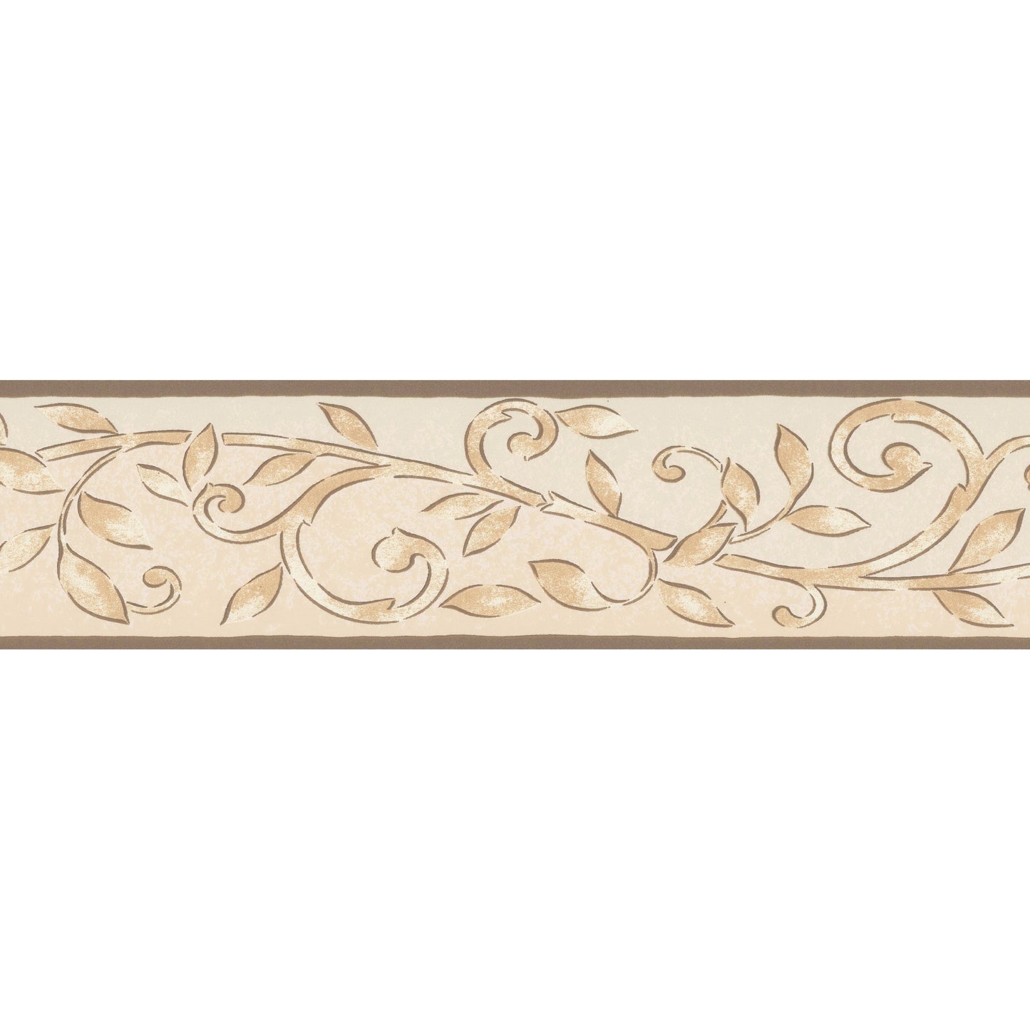 Only Borders 10 Dekobordüre Braun Beige 5,00 m x 0,13 m