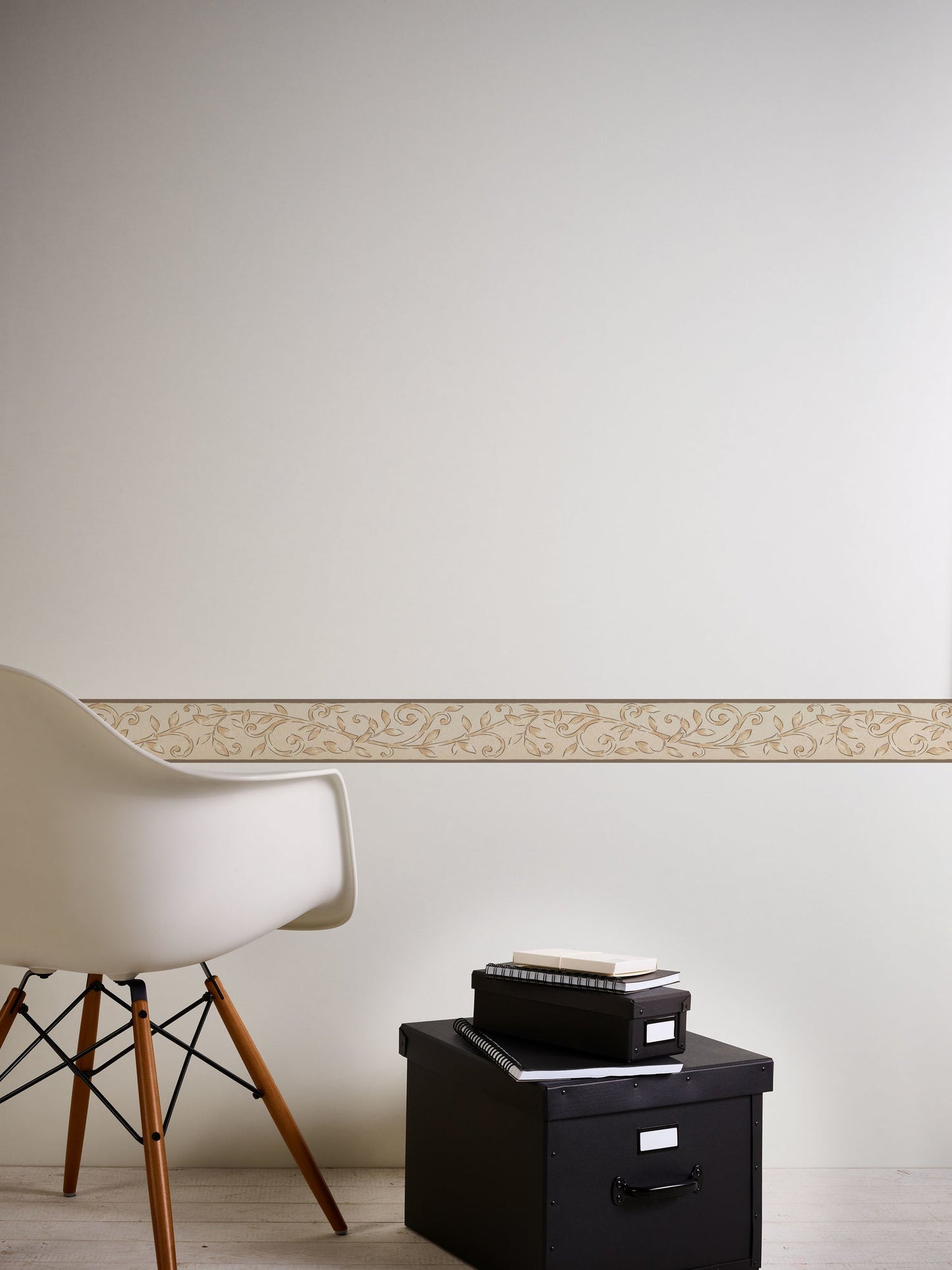 Only Borders 10 Dekobordüre Braun Beige 5,00 m x 0,13 m
