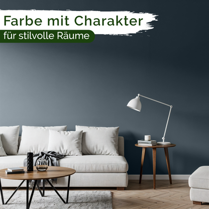 Veluxis® Premium Wandfarbe Eisgrau 1L 2,5L 5L