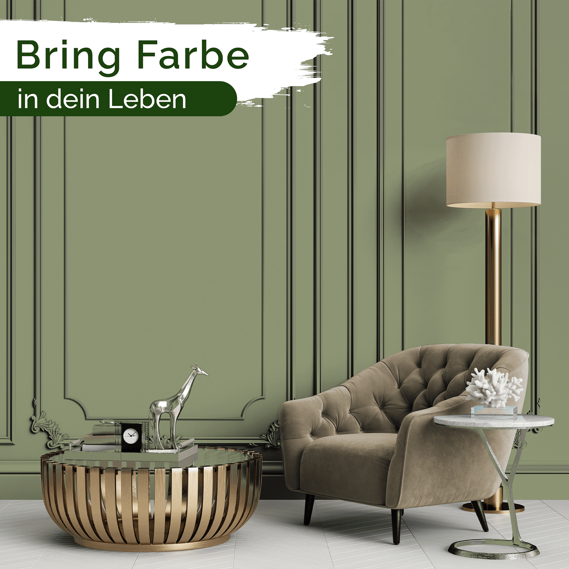 Veluxis® Universal Wandfarbe Balmy Basil 2,5L 5L