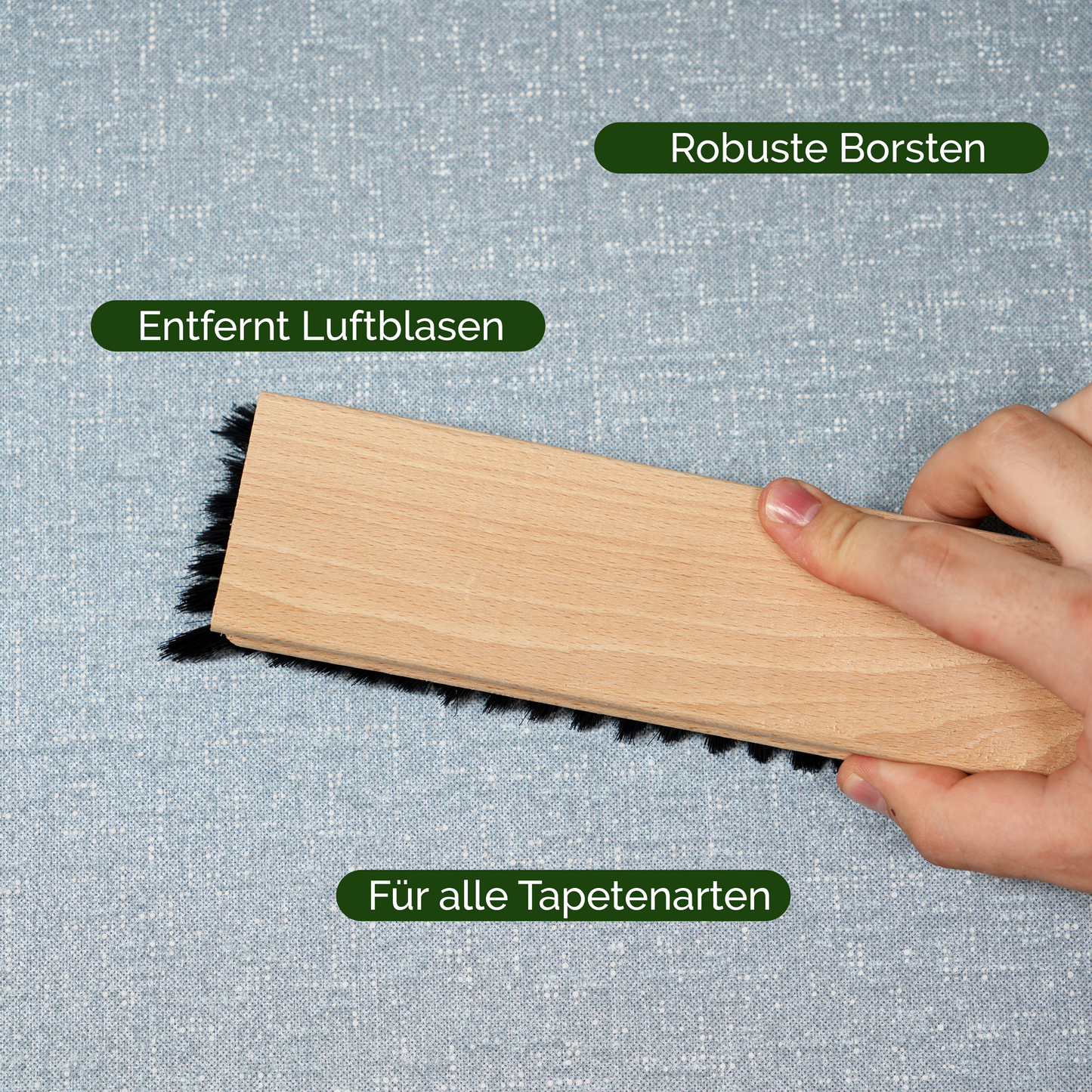 Veluxis® Tapezierbürste 23,5 x 6 cm Blasenfrei Tapezieren