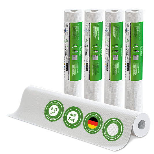 Veluxis® Vliestapete Feine Gewebestruktur - 10,05 m x 0,53 m
