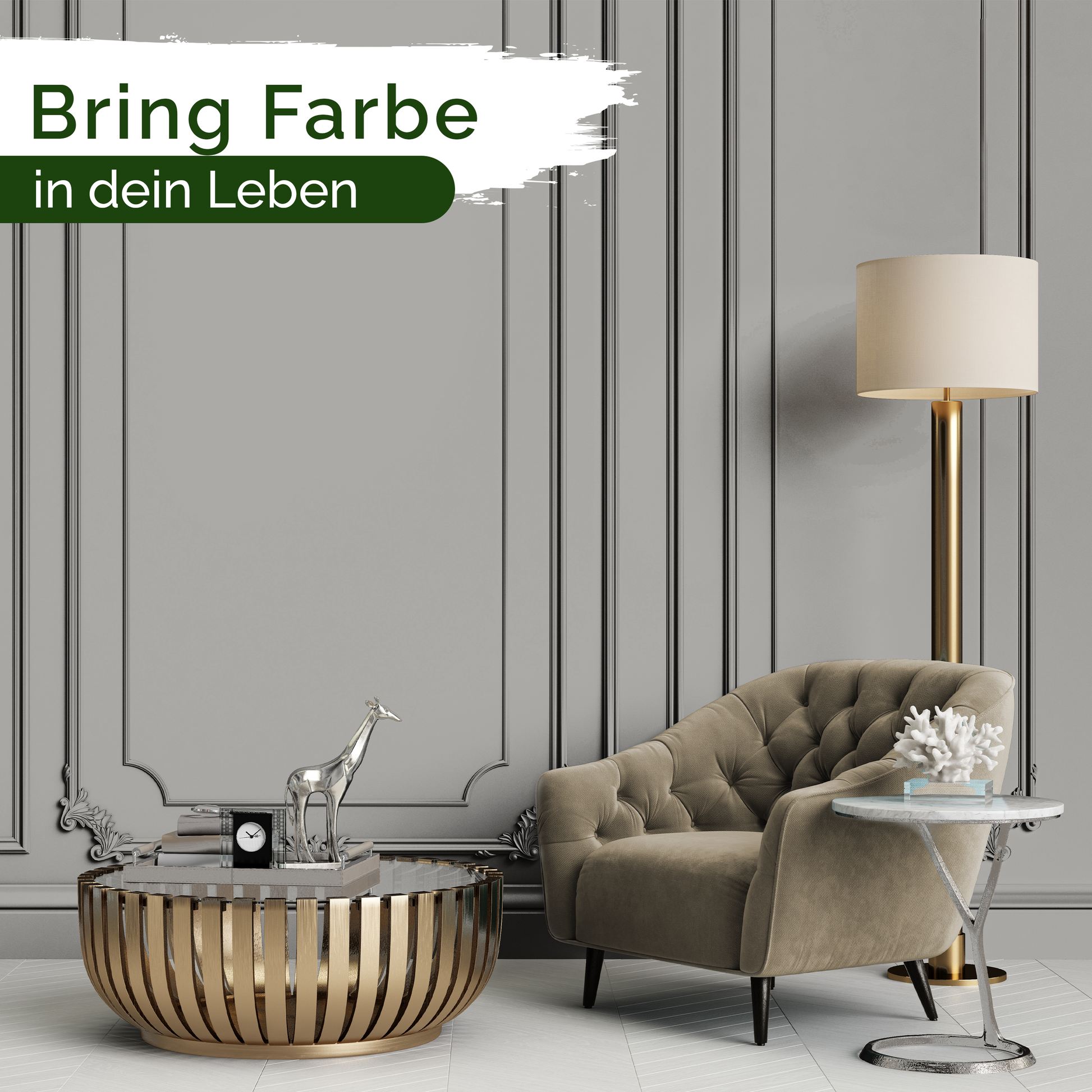 Wandfarbe Grau Matt – Grey Salt Innenfarbe Veluxis®