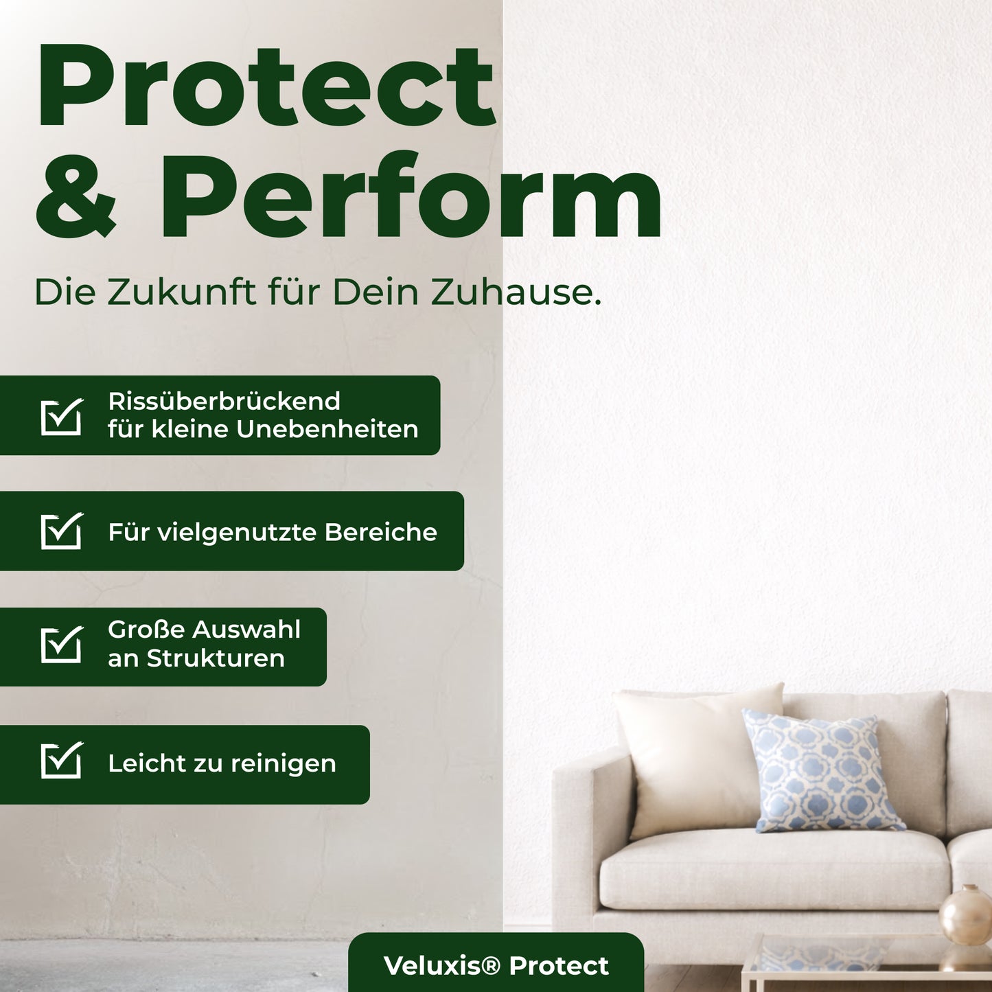 Vliestapete Weiß mit Putzoptik und Textilstruktur