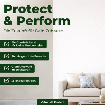 Vliestapete Weiß mit Putzoptik und Textilstruktur