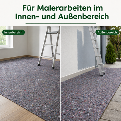 Veluxis Malervlies 180 g/m² 1 x 10 m – Saugvlies mit PE-Folienunterseite