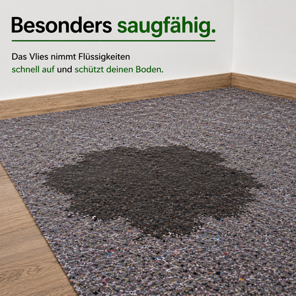 Veluxis Malervlies 180 g/m² 1 x 25 m – Saugvlies mit PE-Folienunterseite