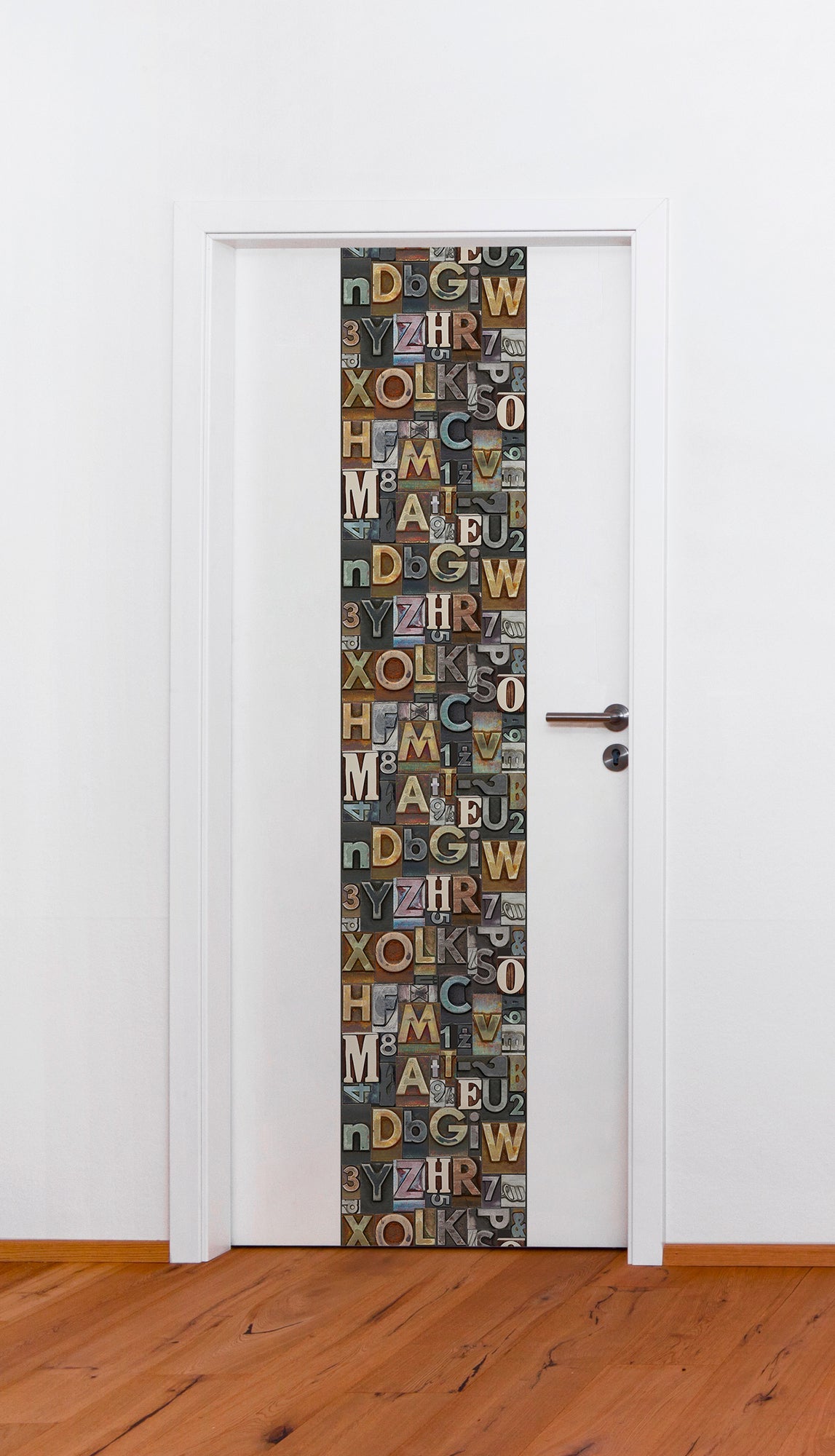 Livingwalls Pop Up Panel 2 selbstklebend Braun Bunt 2,50 m x 0,35 m