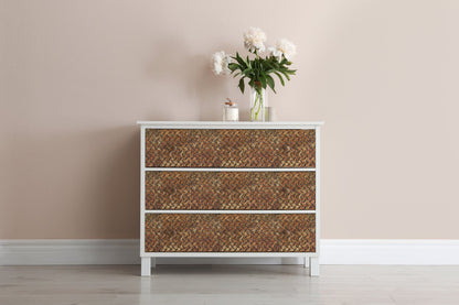 Livingwalls Pop Up Panel 2 selbstklebend Braun Schwarz 2,50 m x 0,35 m