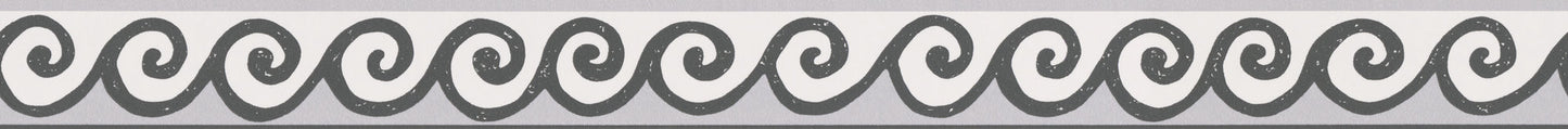 Only Borders 10 Dekobordüre selbstklebend Schwarz Weiß 5 m x 0,05 m