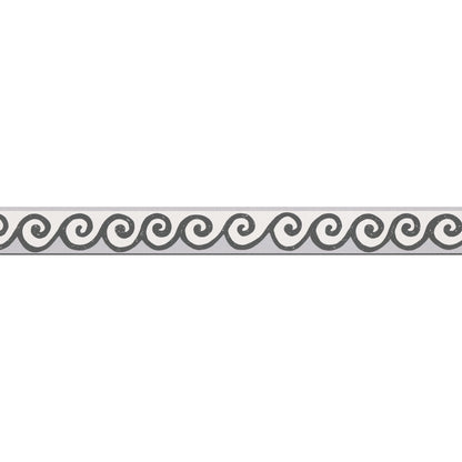 Only Borders 10 Dekobordüre selbstklebend Schwarz Weiß 5 m x 0,05 m