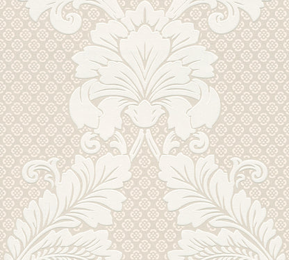 Architects Paper Luxury wallpaper Luxus Flocktapete Creme Bronze 10,05 m x 0,52 m