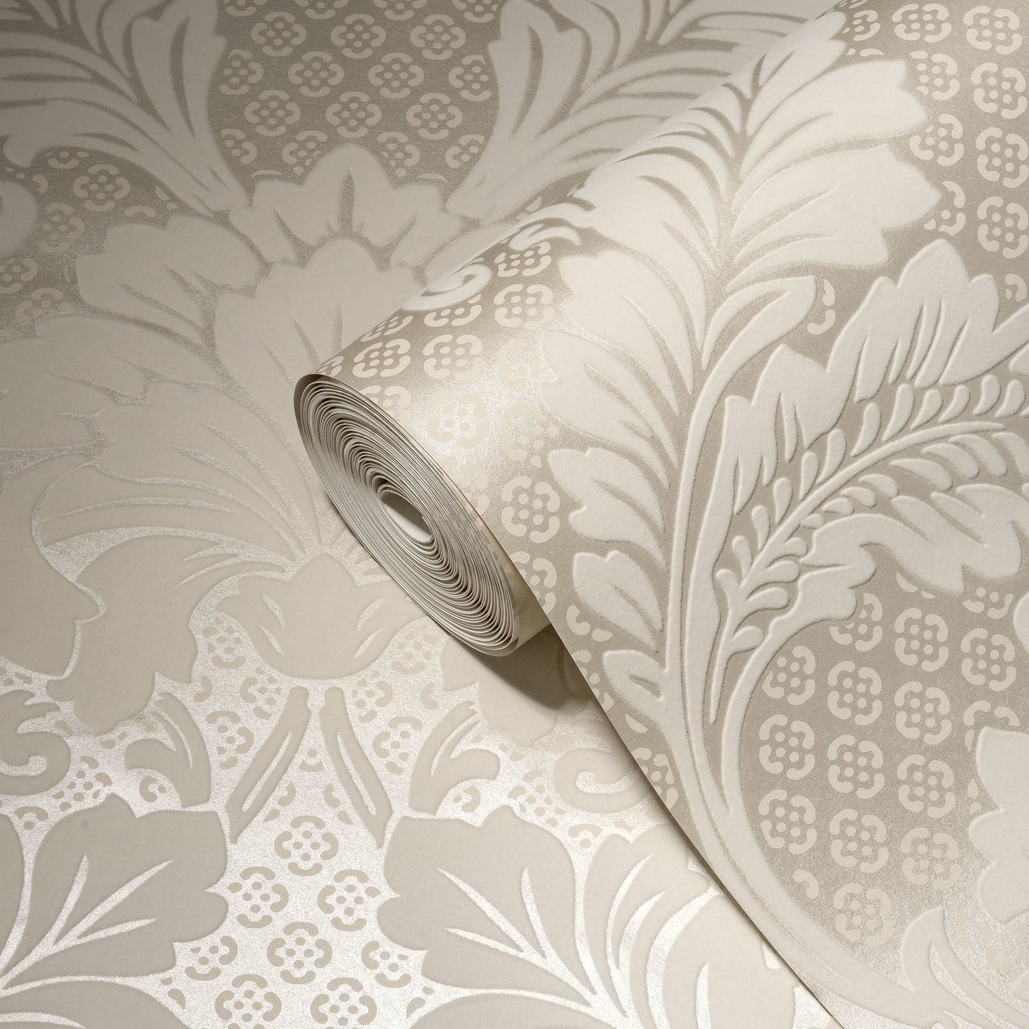 Architects Paper Luxury wallpaper Luxus Flocktapete Creme Bronze 10,05 m x 0,52 m