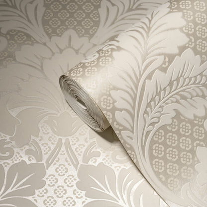 Architects Paper Luxury wallpaper Luxus Flocktapete Creme Bronze 10,05 m x 0,52 m